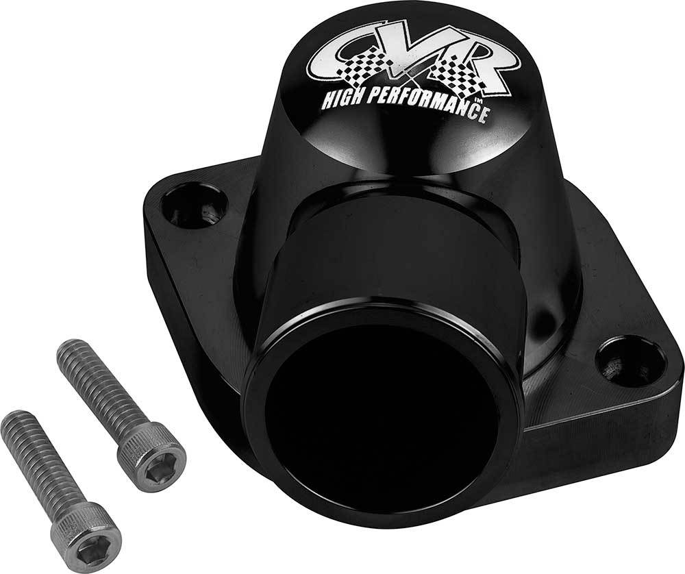 CVR Performance Thermostat Housing GM LS w/ 1-1/2 - Black CVRTSH5BK