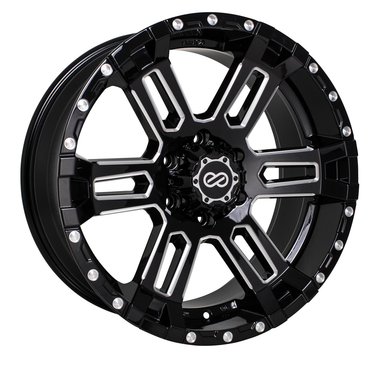 Enkei Commander Wheel Black Machined 17x8 +5 6x139.7 519-780-8405BKM