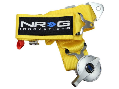 NRG 5 Pt 3inch  Seat Belt Harness / Cam Lock- Yellow