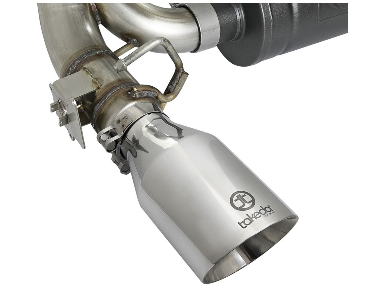 aFe Takeda 3in 304 SS Cat-Back Exhaust w/ Polished Tip 16-18 Ford