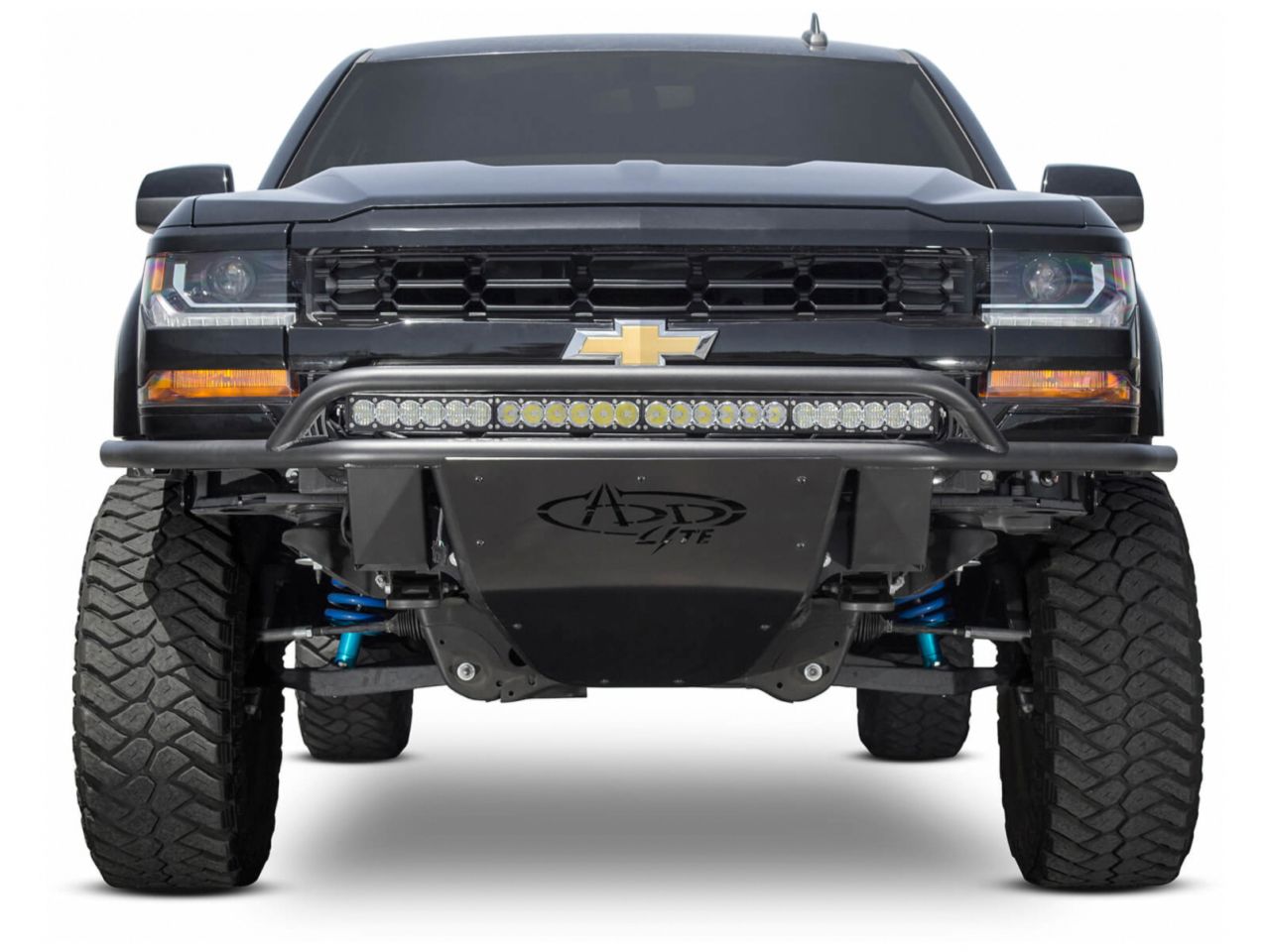 Addictive Desert Designs 16-18 Chevrolet Silverado 1500 ADD Lite Front Bumper w/ Top Hoop