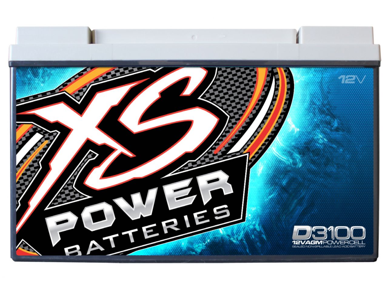 XS Power 12V BCI Group 31 AGM Battery, Max Amps 5000A, CA: 1360, Ah: 110