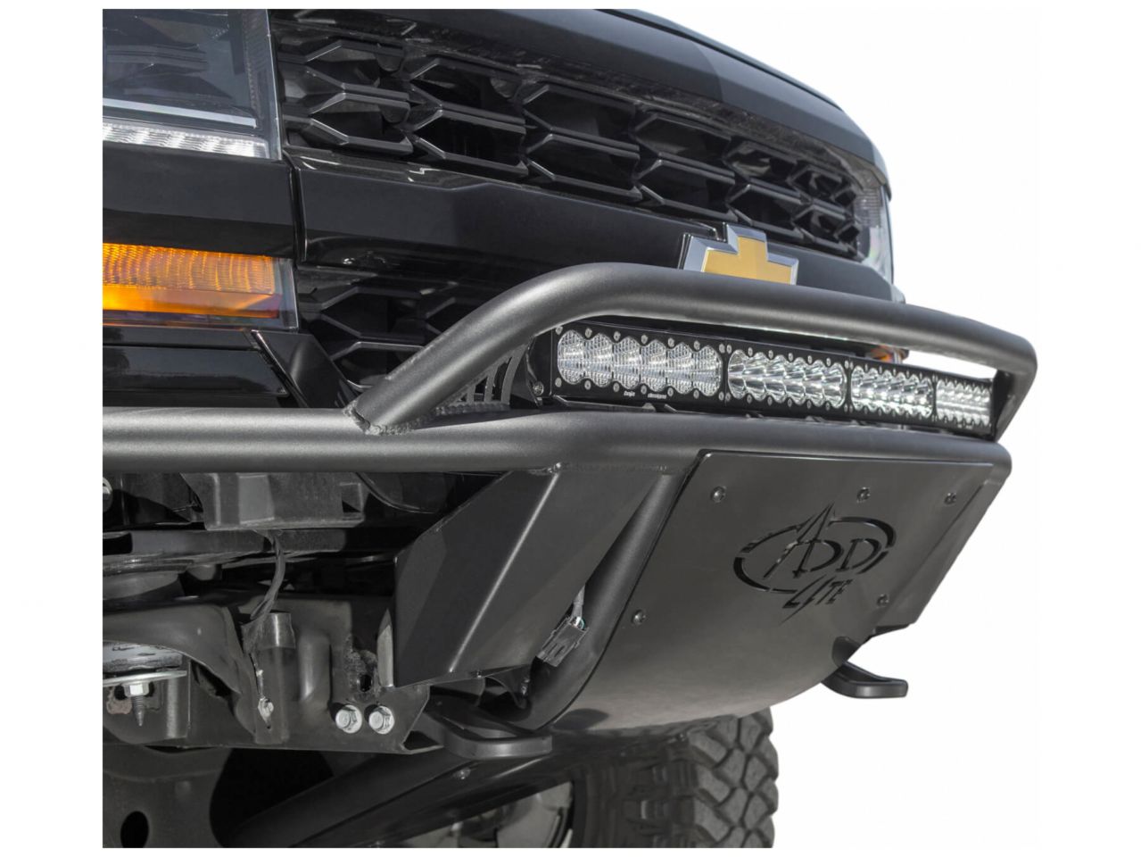 Addictive Desert Designs 16-18 Chevrolet Silverado 1500 ADD Lite Front Bumper w/ Top Hoop