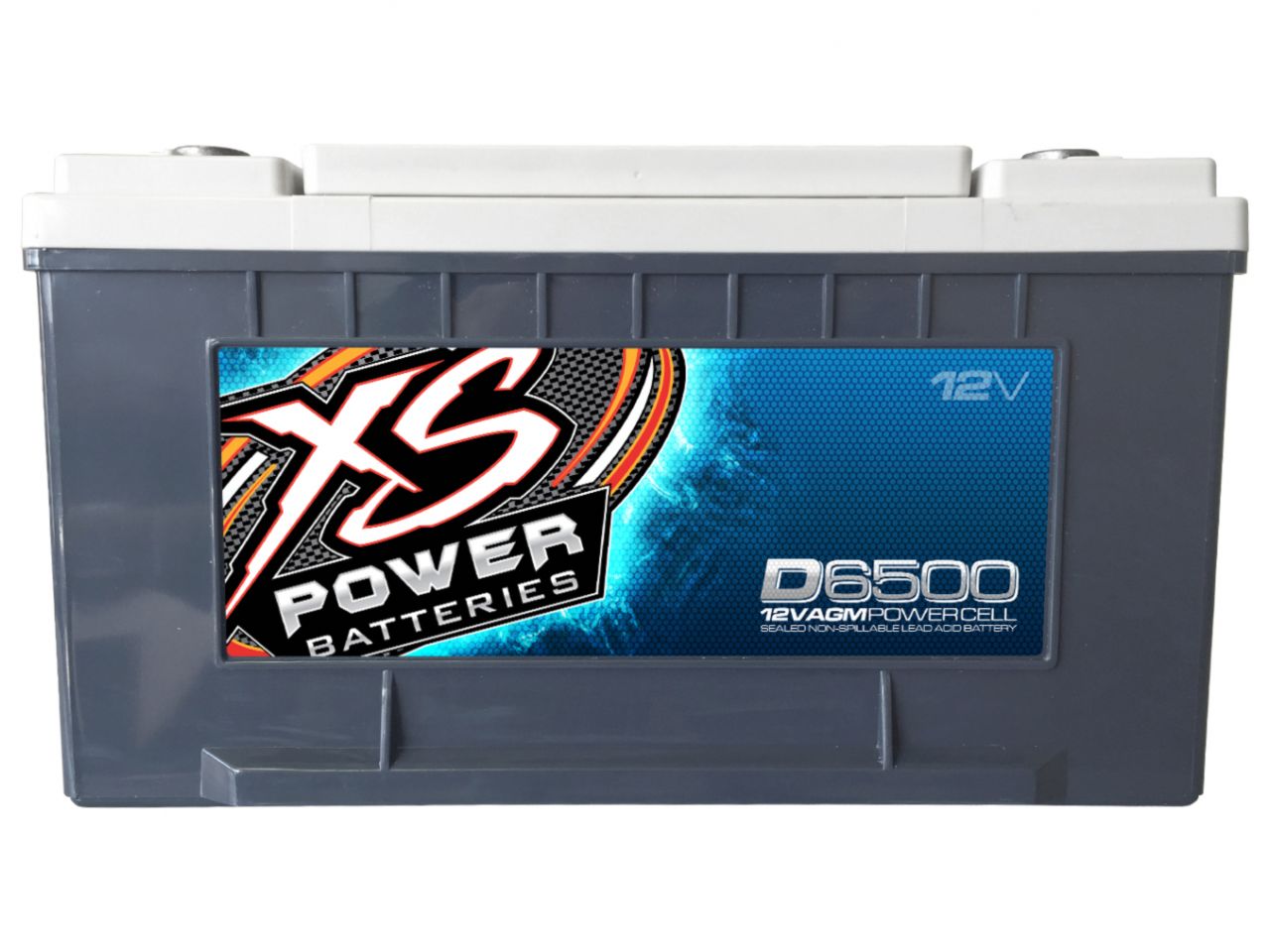 XS Power 12V BCI Group 65 AGM Battery, Max Amps 3,900A, CA: 1070, Ah: 75