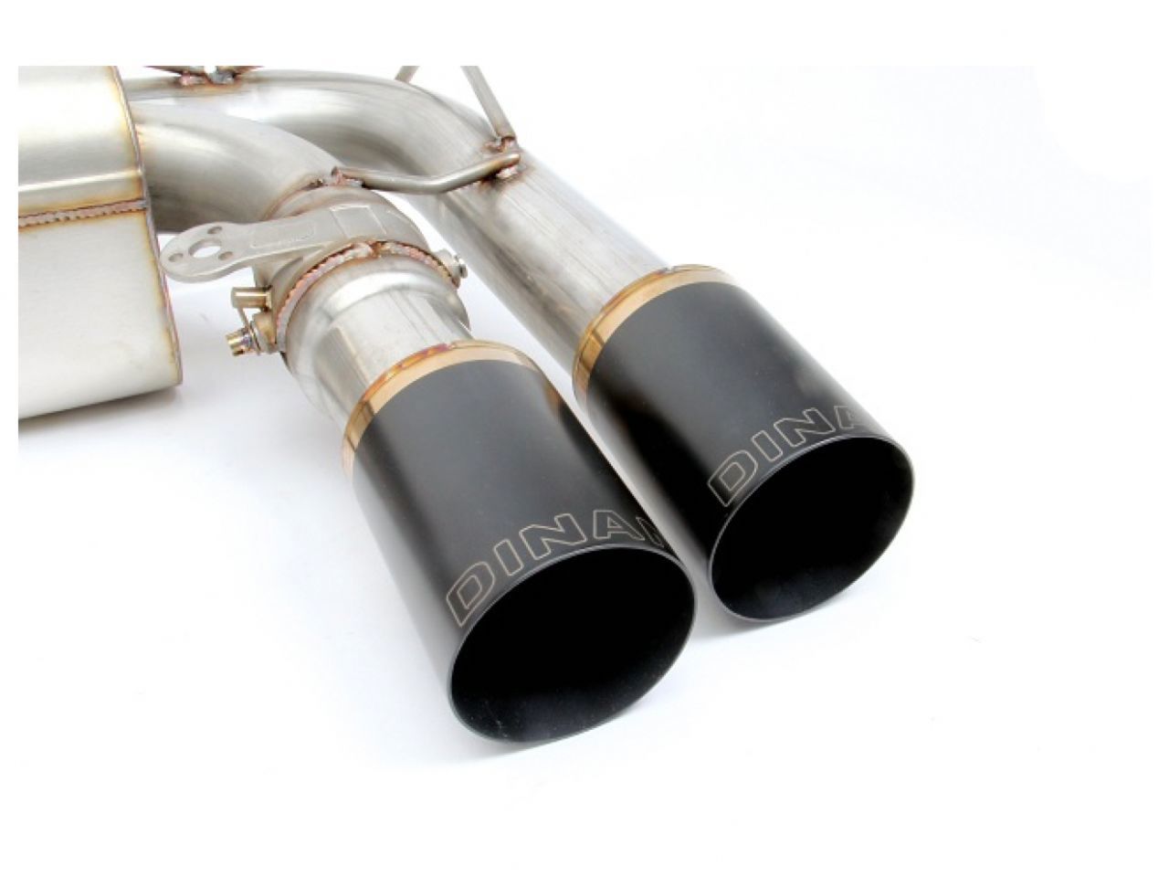 Dinan Free Flow Stainless Exhaust with Black Tips for BMW F85 X5M F86 X6M