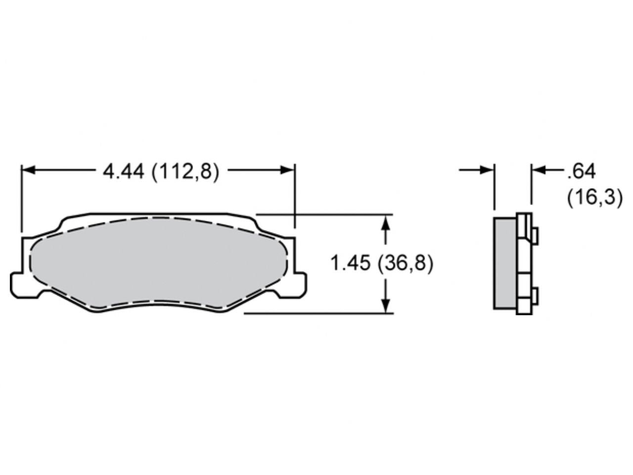 Wilwood Brake Pads 150-D0732K Item Image