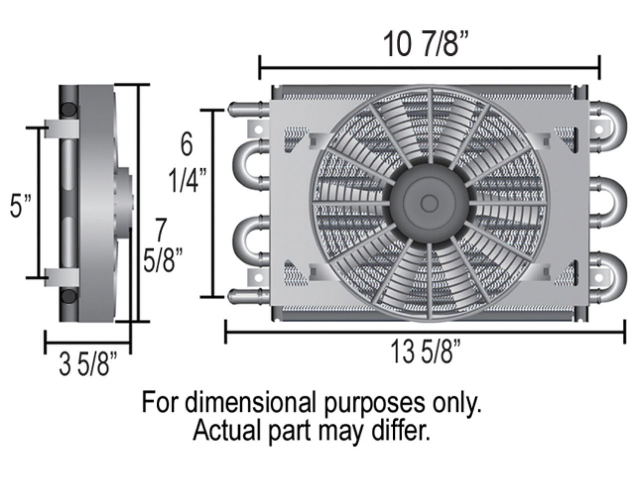 Derale Dyno-Cool Remote Cooler (-6AN)