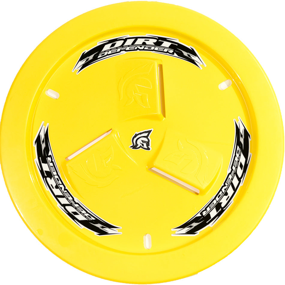 Dirt Defender Racing Products Wheel Cover Yellow Vented DDR10210