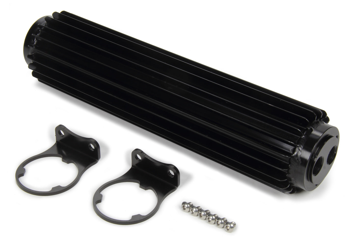Derale Dual-Pass Heat Sink Cool er 12in Black Anodized DER13280