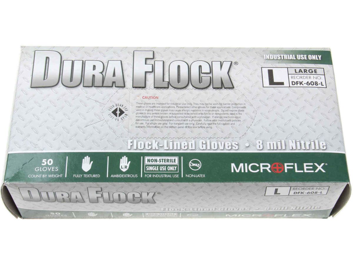 Microflex Nitrile Gloves DFK-608-L Item Image