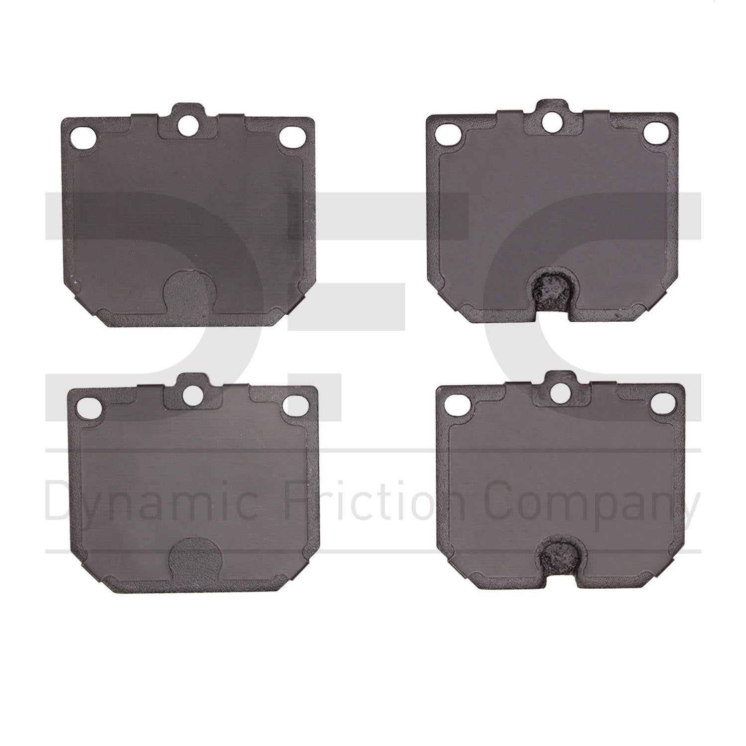 dynamic friction company disc brake pad set  frsport 1000-0114-00