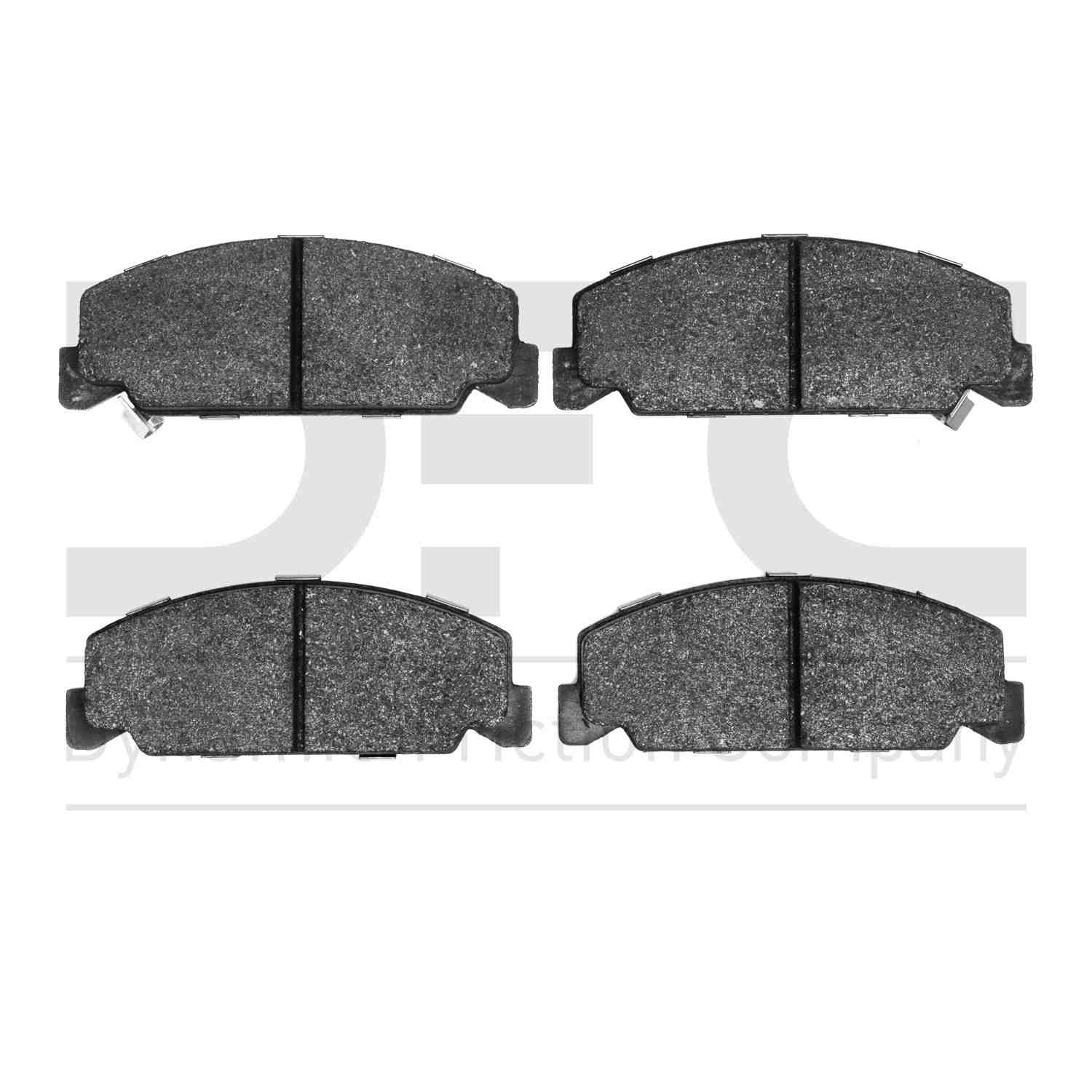 Dynamic Friction Company Disc Brake Pad Set  top view frsport 1000-0273-00