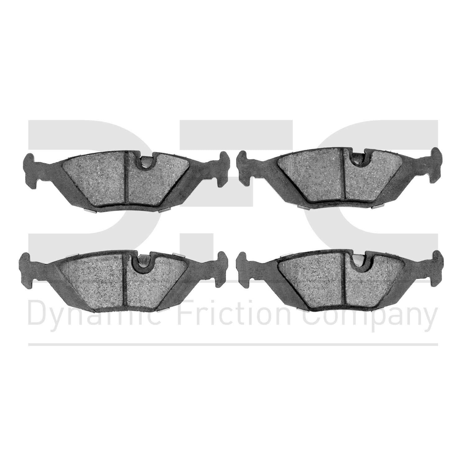 Dynamic Friction Company Disc Brake Pad Set  top view frsport 1000-0279-00