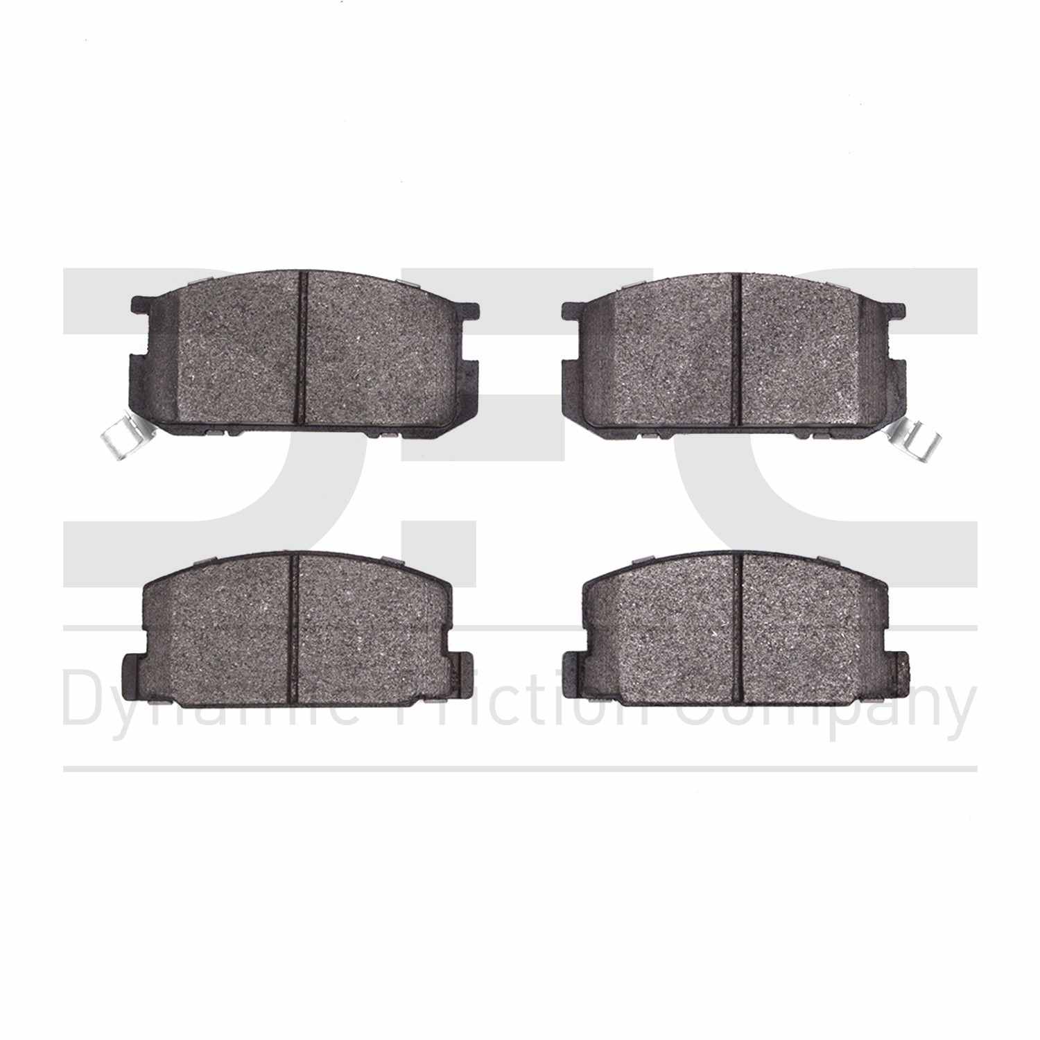 Dynamic Friction Company Disc Brake Pad Set  top view frsport 1000-0282-00