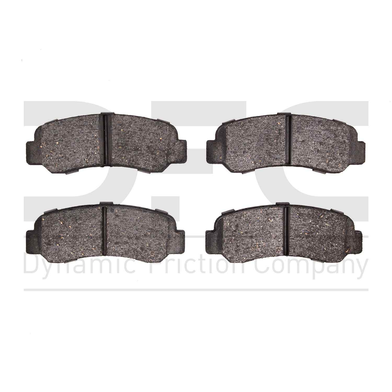 Dynamic Friction Company Disc Brake Pad Set  top view frsport 1000-0305-00