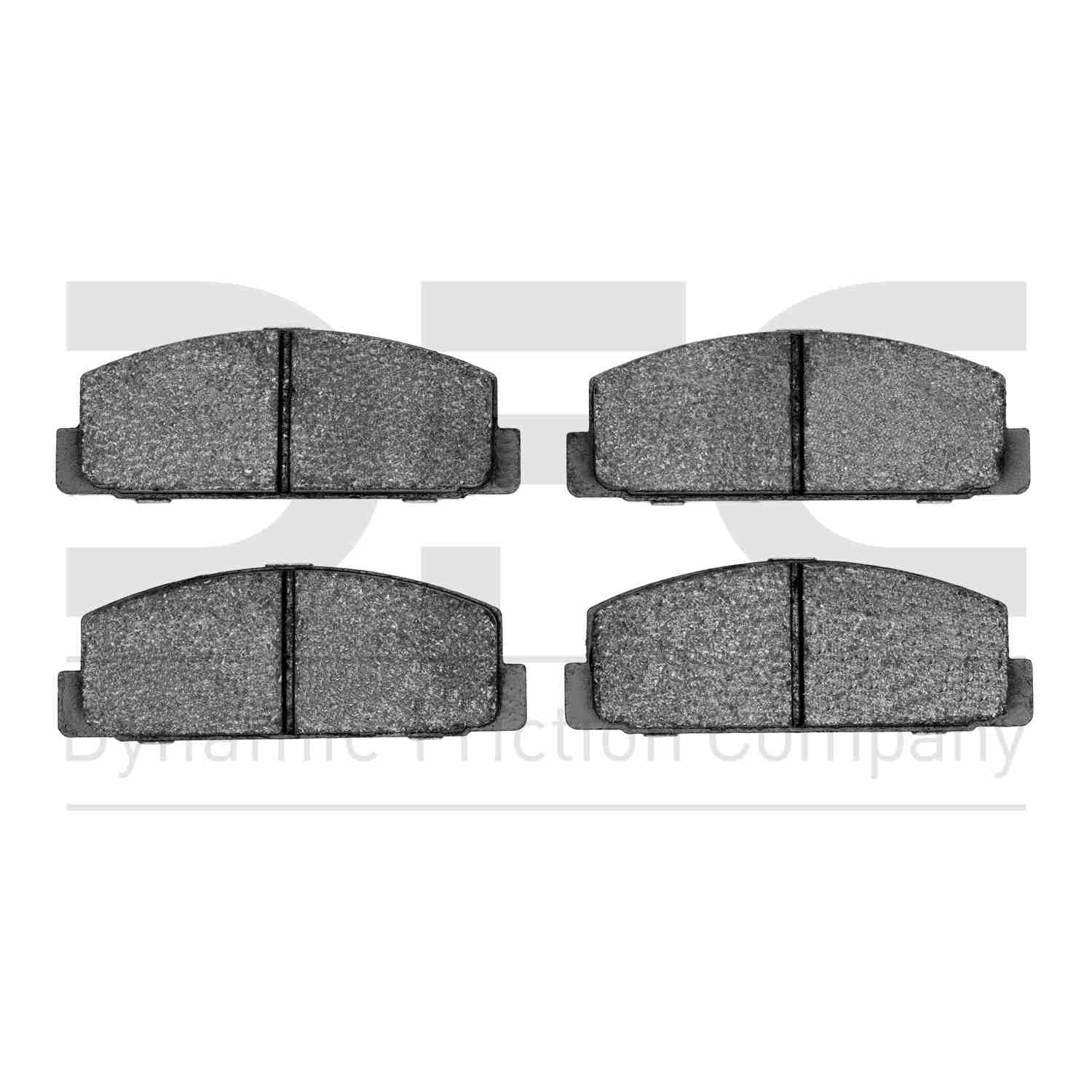 Dynamic Friction Company Disc Brake Pad Set  top view frsport 1000-0332-00