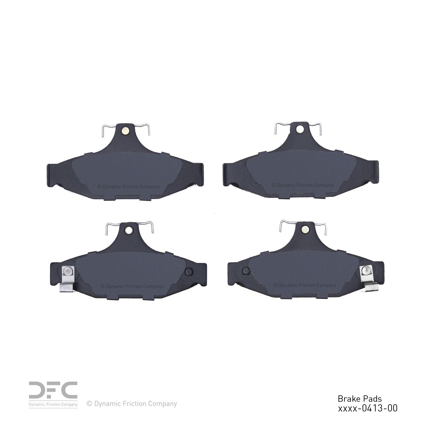 dynamic friction company disc brake pad set  frsport 1000-0413-00