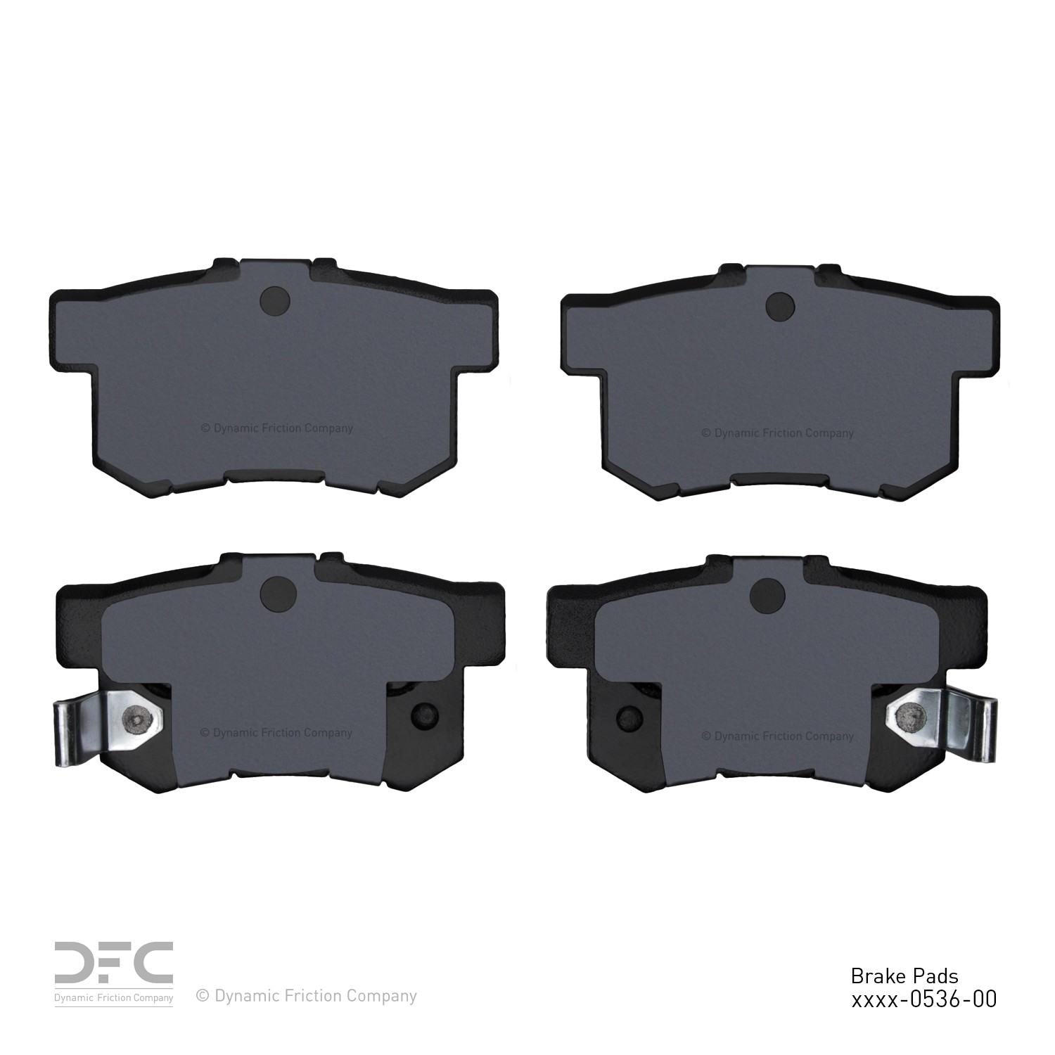 dynamic friction company disc brake pad set  frsport 1000-0536-00