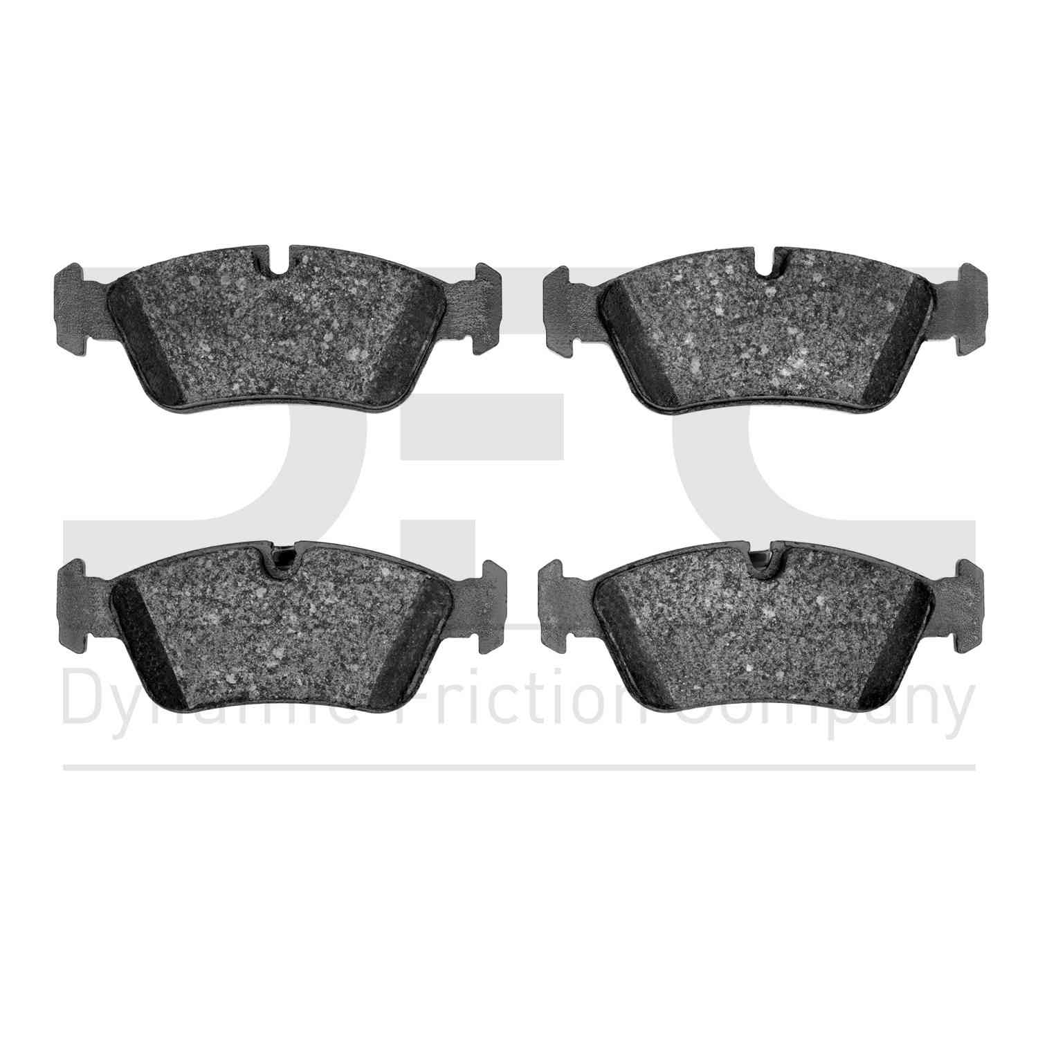 Dynamic Friction Company Disc Brake Pad Set  top view frsport 1000-0558-00