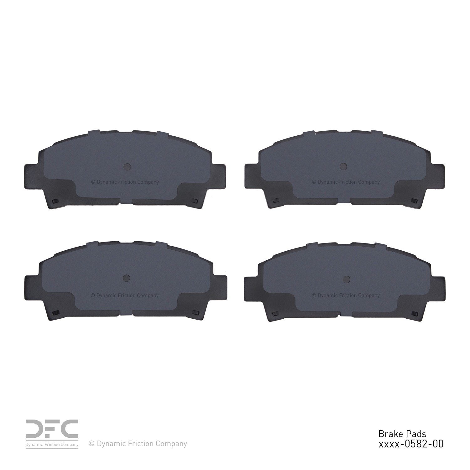 dynamic friction company disc brake pad set  frsport 1000-0582-00