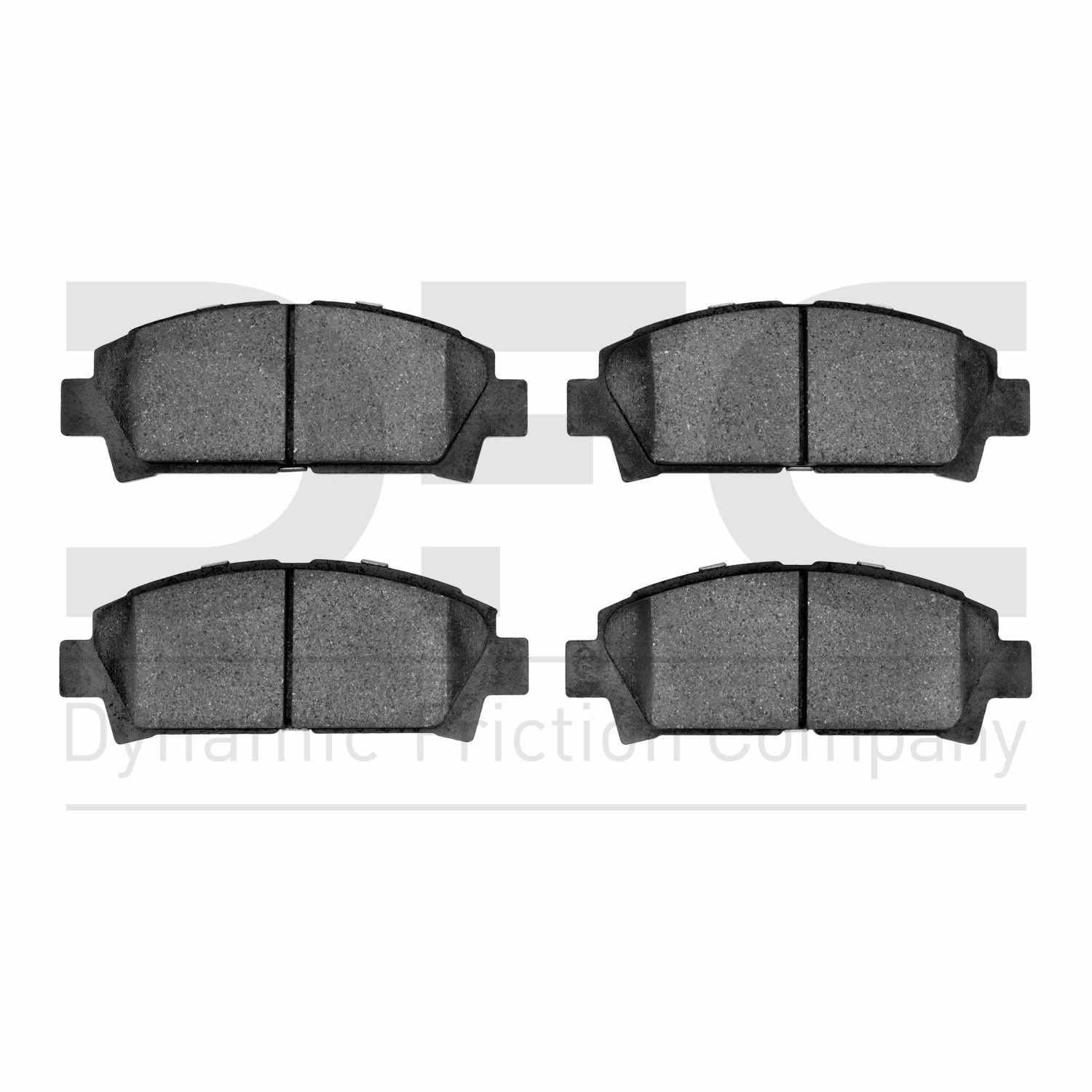 Dynamic Friction Company Disc Brake Pad Set  top view frsport 1000-0582-00