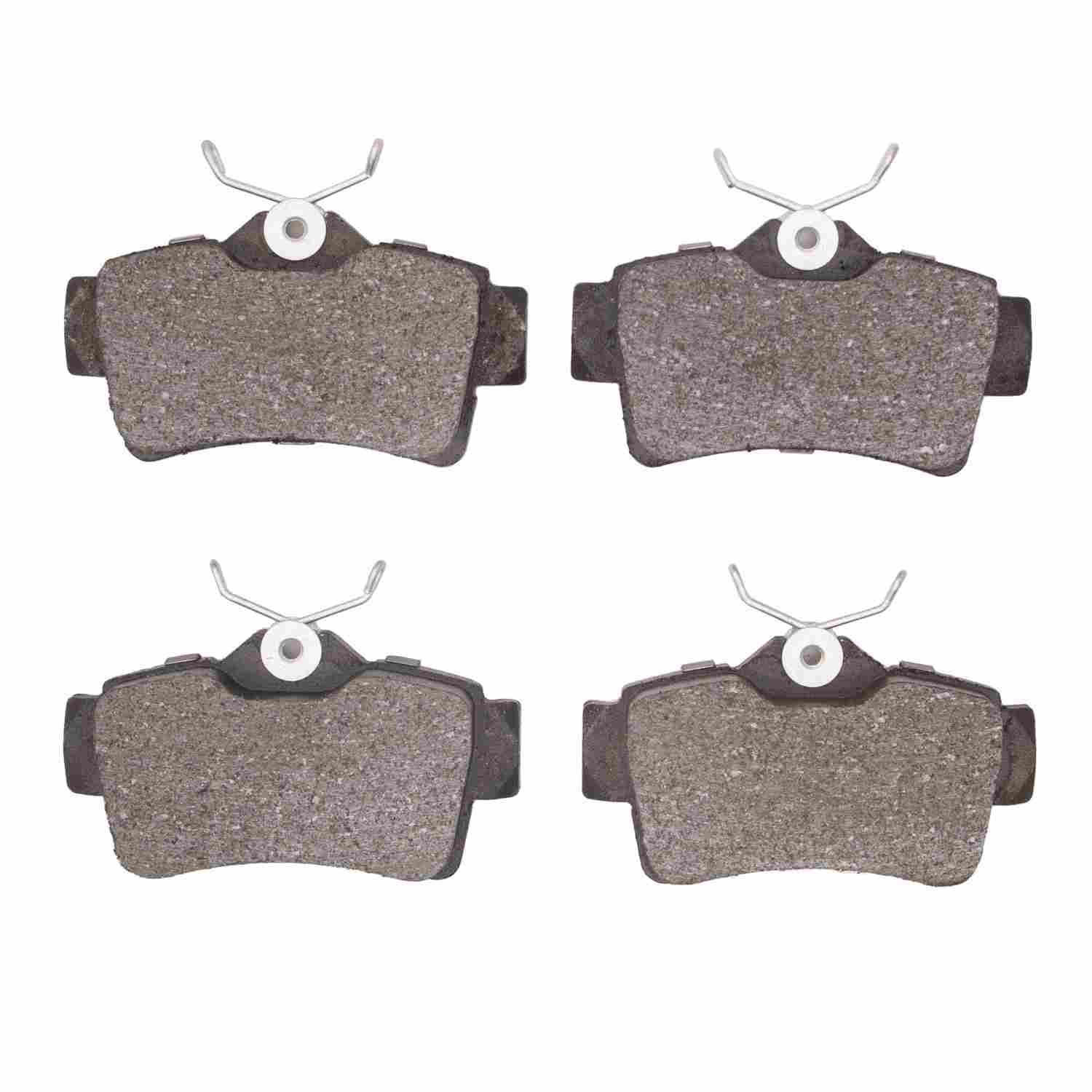 Dynamic Friction Company Disc Brake Pad Set  top view frsport 1000-0627-00