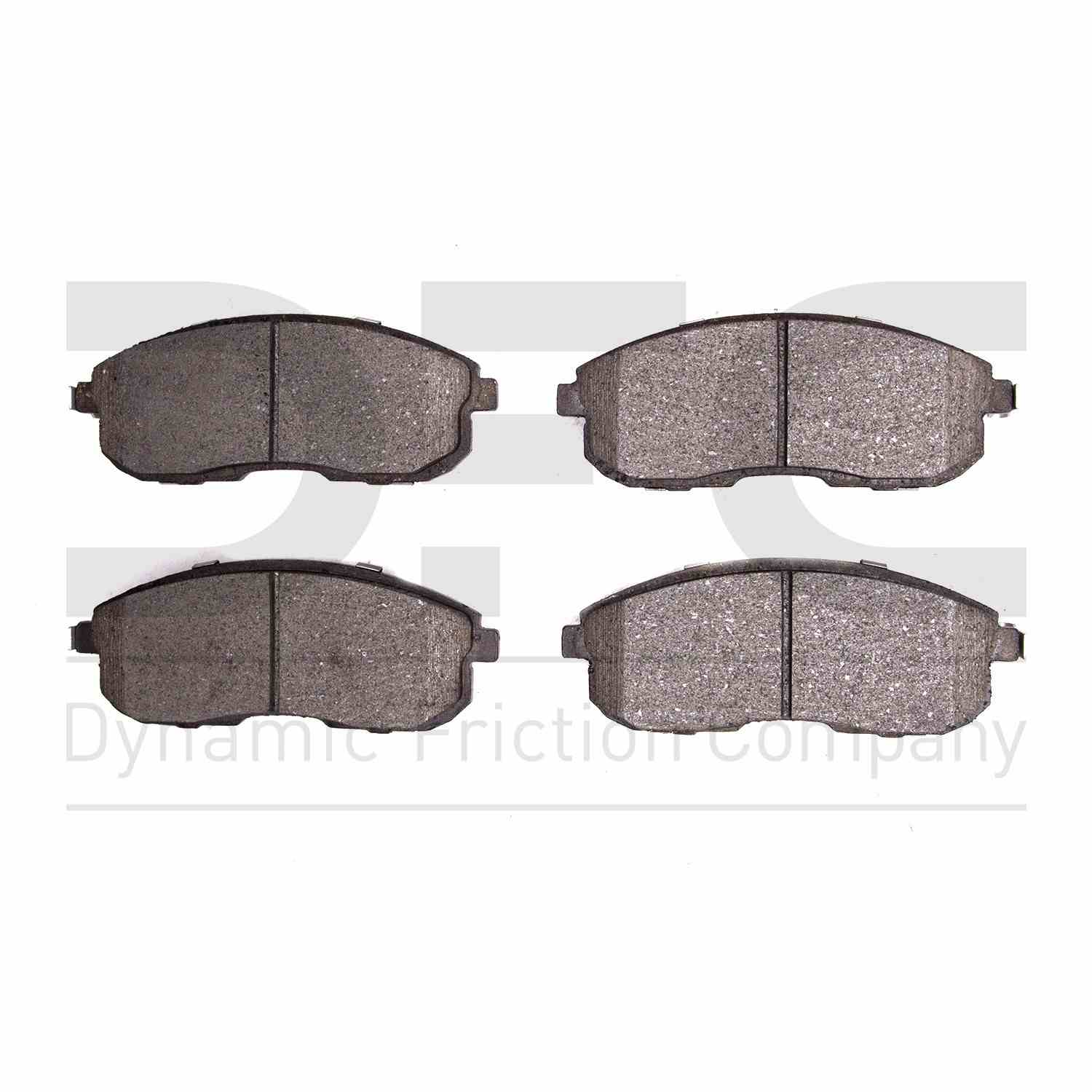 Dynamic Friction Company Disc Brake Pad Set  top view frsport 1000-0815-10