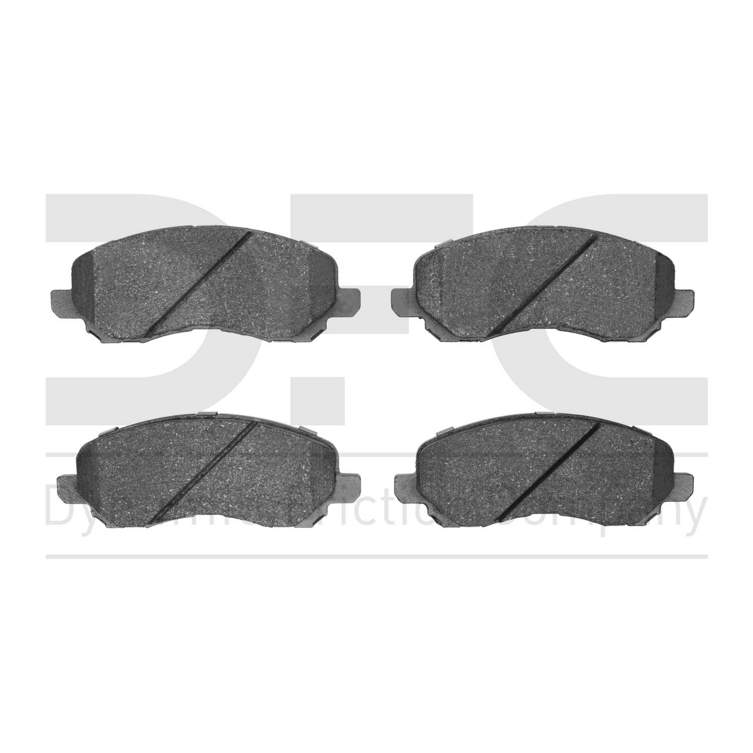 Dynamic Friction Company Disc Brake Pad Set  top view frsport 1000-0866-00