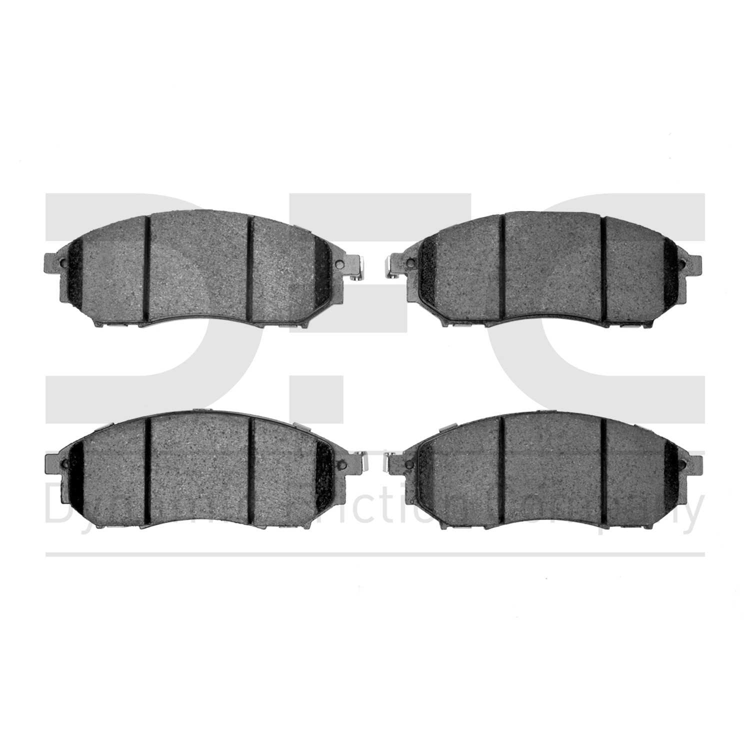 Dynamic Friction Company Disc Brake Pad Set  top view frsport 1000-0888-00