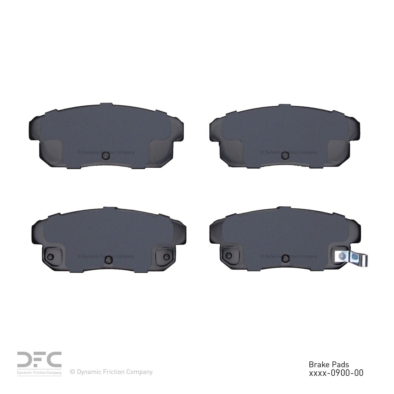 dynamic friction company disc brake pad set  frsport 1000-0900-00