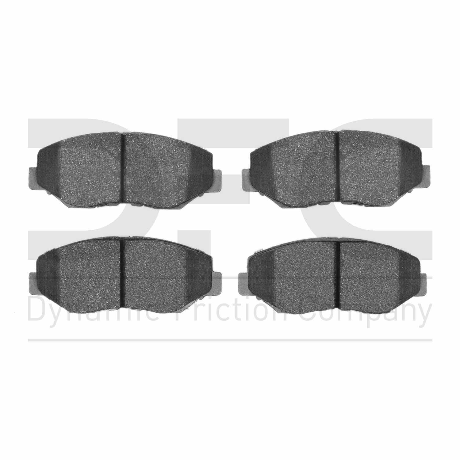 Dynamic Friction Company Disc Brake Pad Set  top view frsport 1000-0914-00