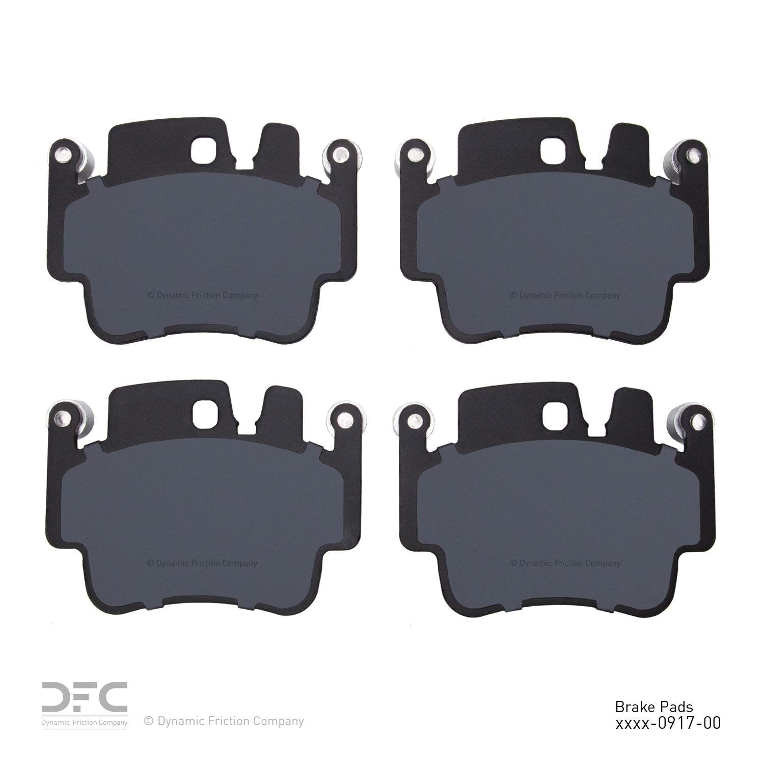 dynamic friction company disc brake pad set  frsport 1000-0917-00