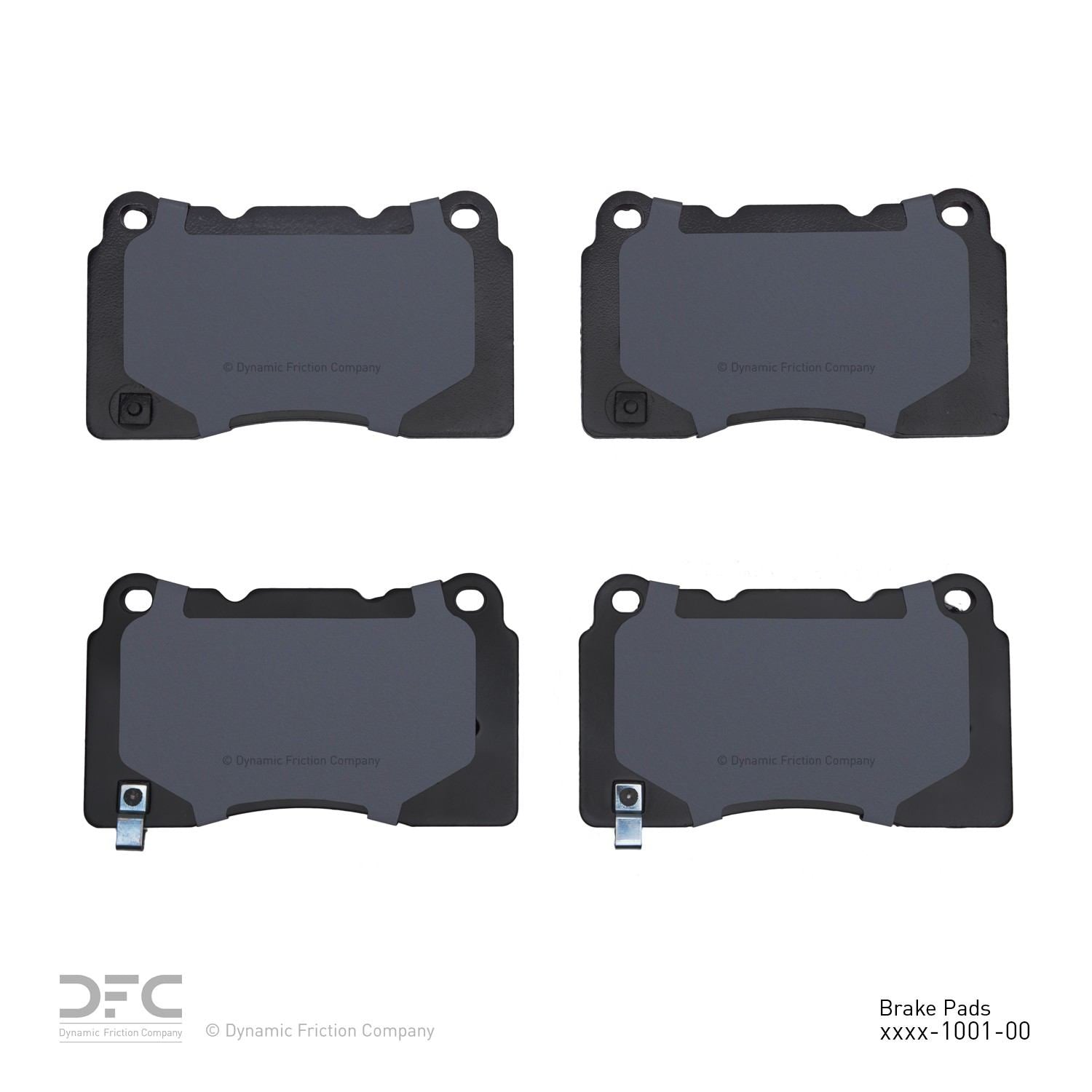 dynamic friction company disc brake pad set  frsport 1000-1001-00