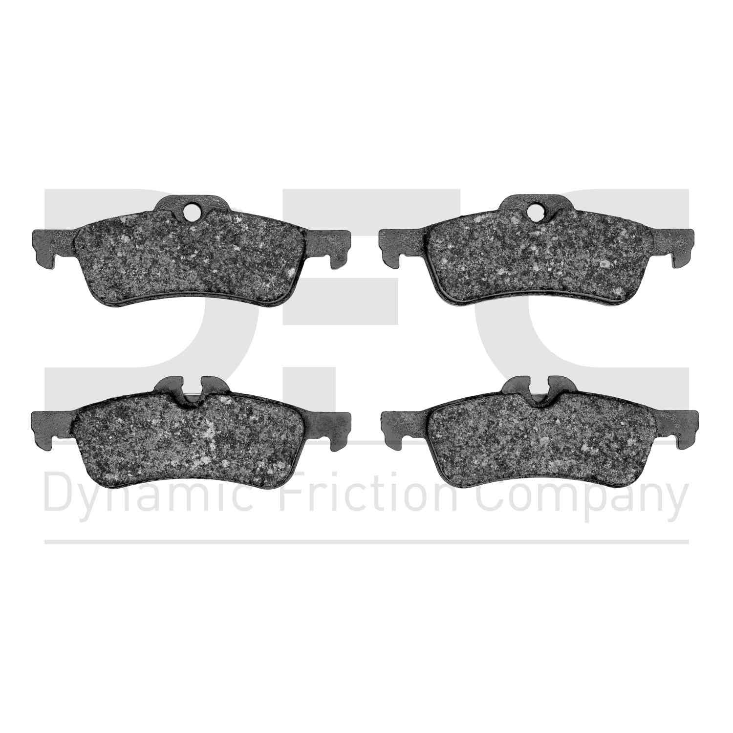 Dynamic Friction Company Disc Brake Pad Set  top view frsport 1000-1060-00