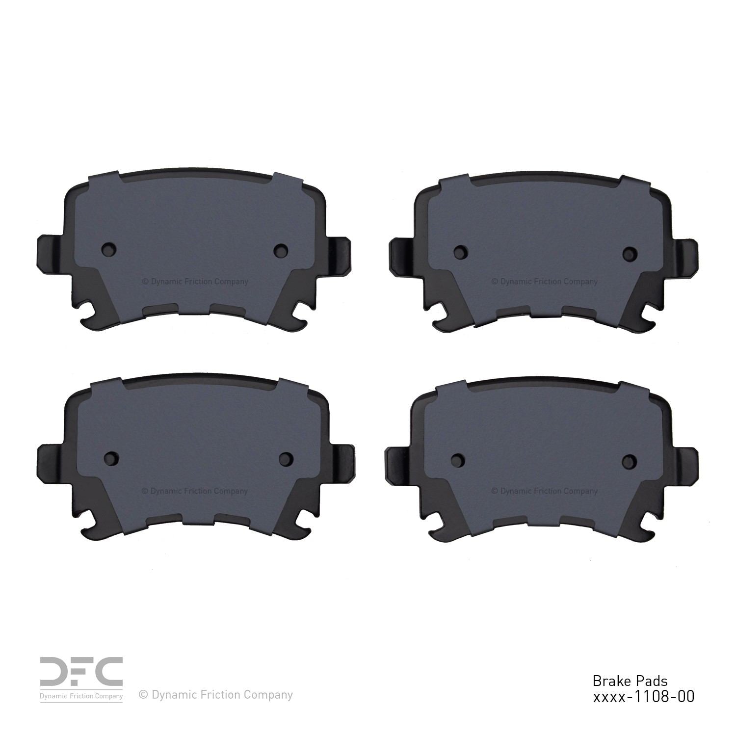 dynamic friction company disc brake pad set  frsport 1000-1108-00