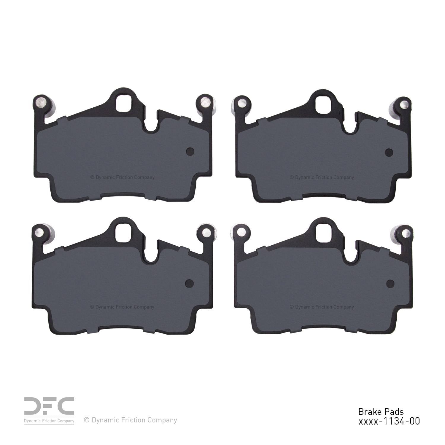 dynamic friction company disc brake pad set  frsport 1000-1134-00