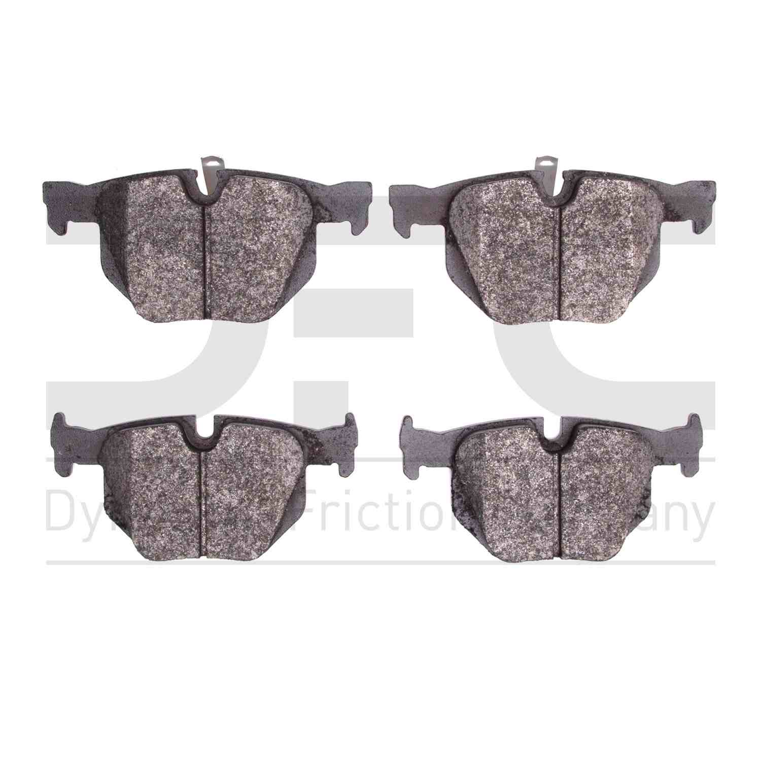 Dynamic Friction Company Disc Brake Pad Set  top view frsport 1000-1170-00