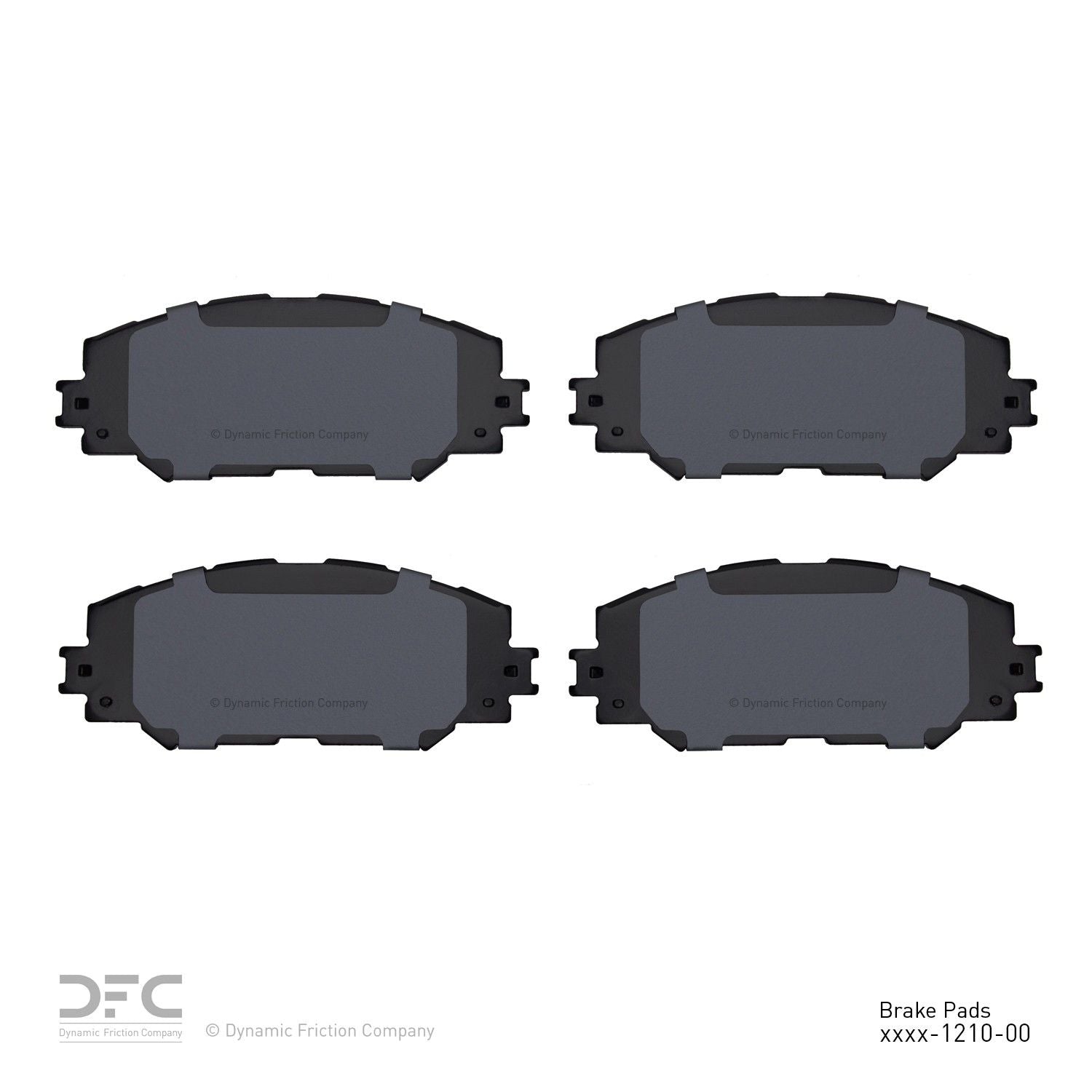 dynamic friction company disc brake pad set  frsport 1000-1210-00