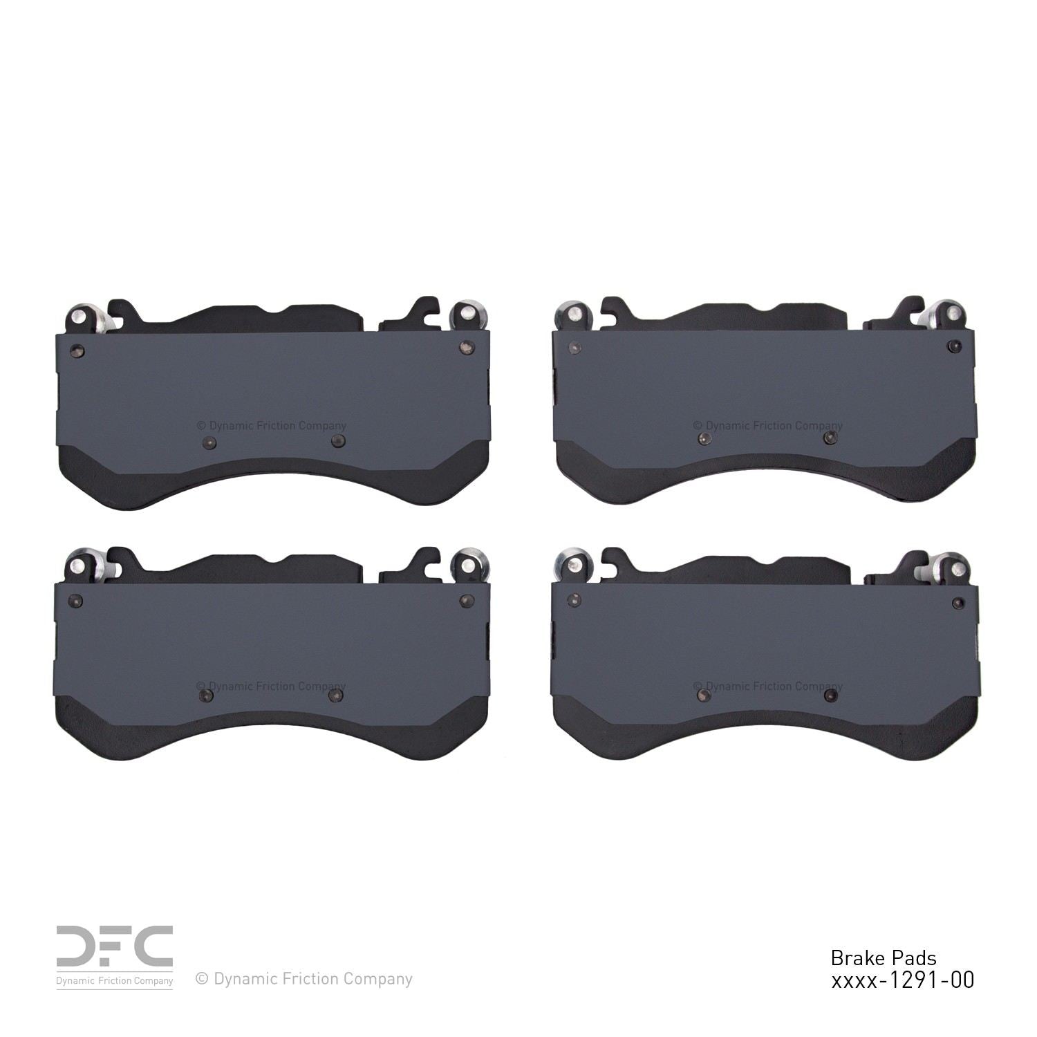 dynamic friction company disc brake pad set  frsport 1000-1291-00