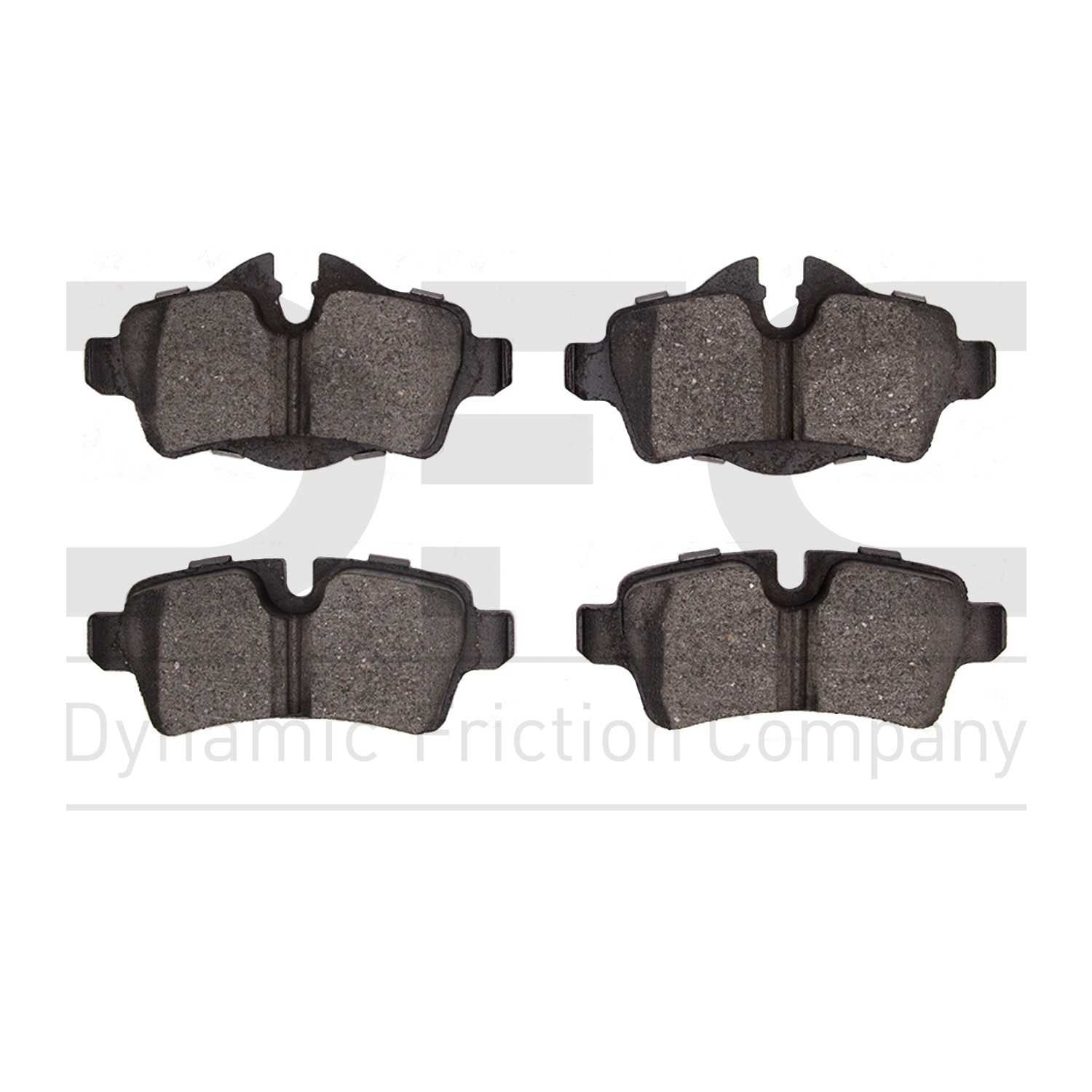 Dynamic Friction Company Disc Brake Pad Set  top view frsport 1000-1309-00