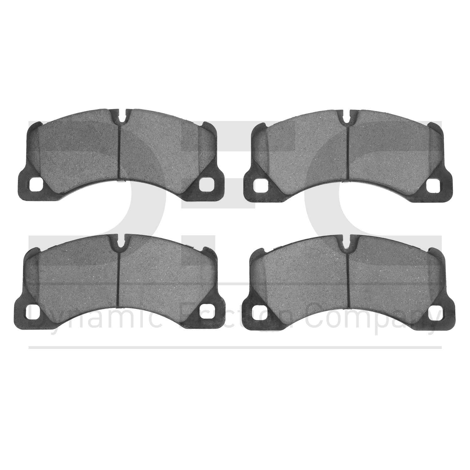 Dynamic Friction Company Disc Brake Pad Set  top view frsport 1000-1349-00