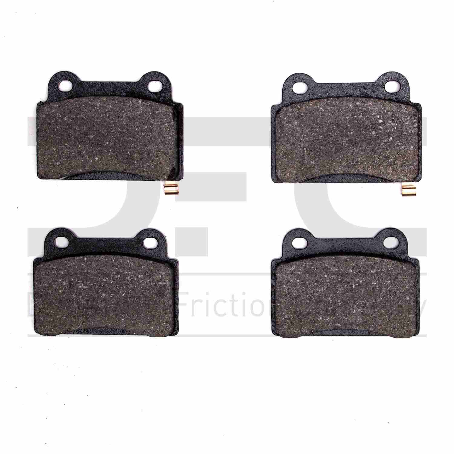 Dynamic Friction Company Disc Brake Pad Set  top view frsport 1000-1368-00