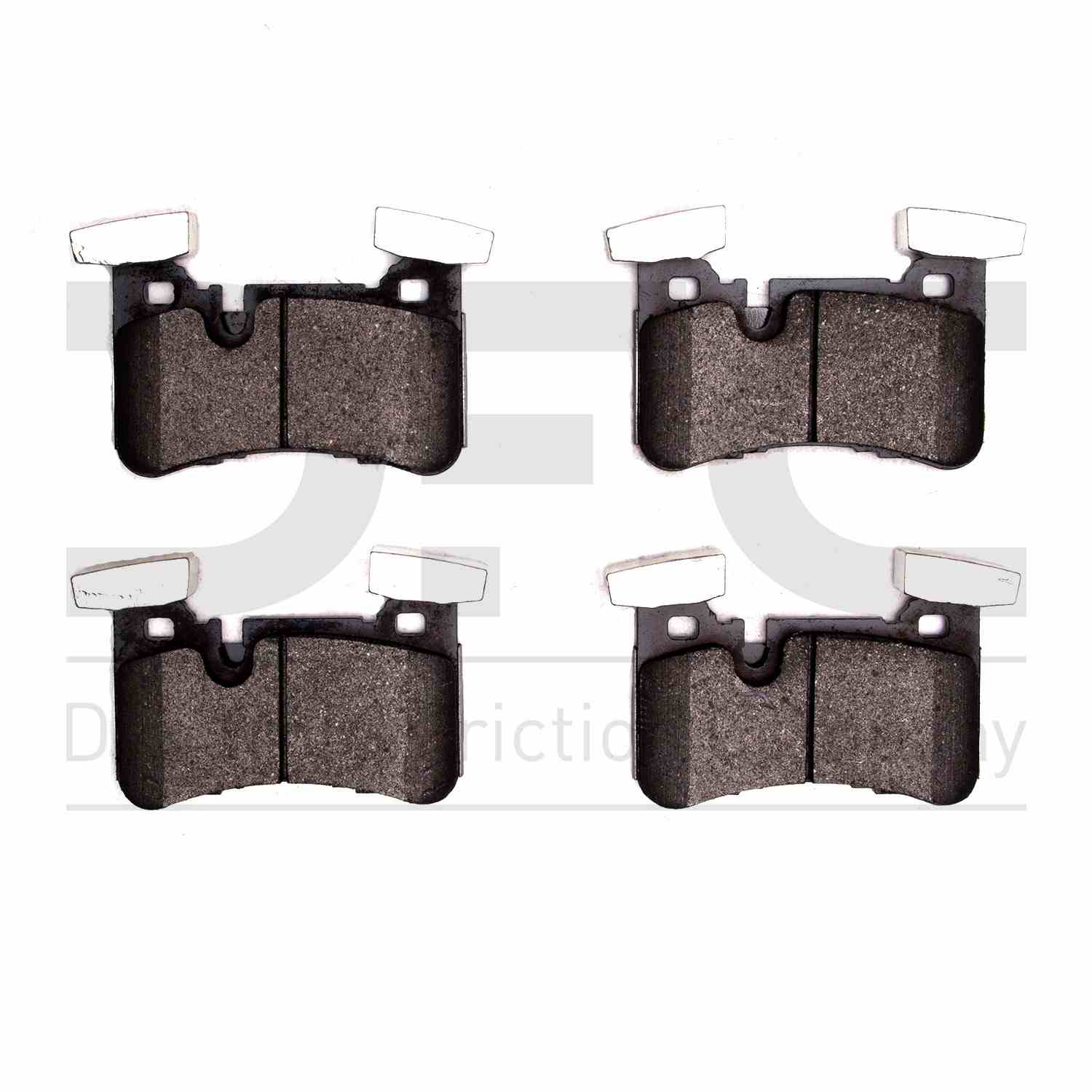 Dynamic Friction Company Disc Brake Pad Set  top view frsport 1000-1450-00