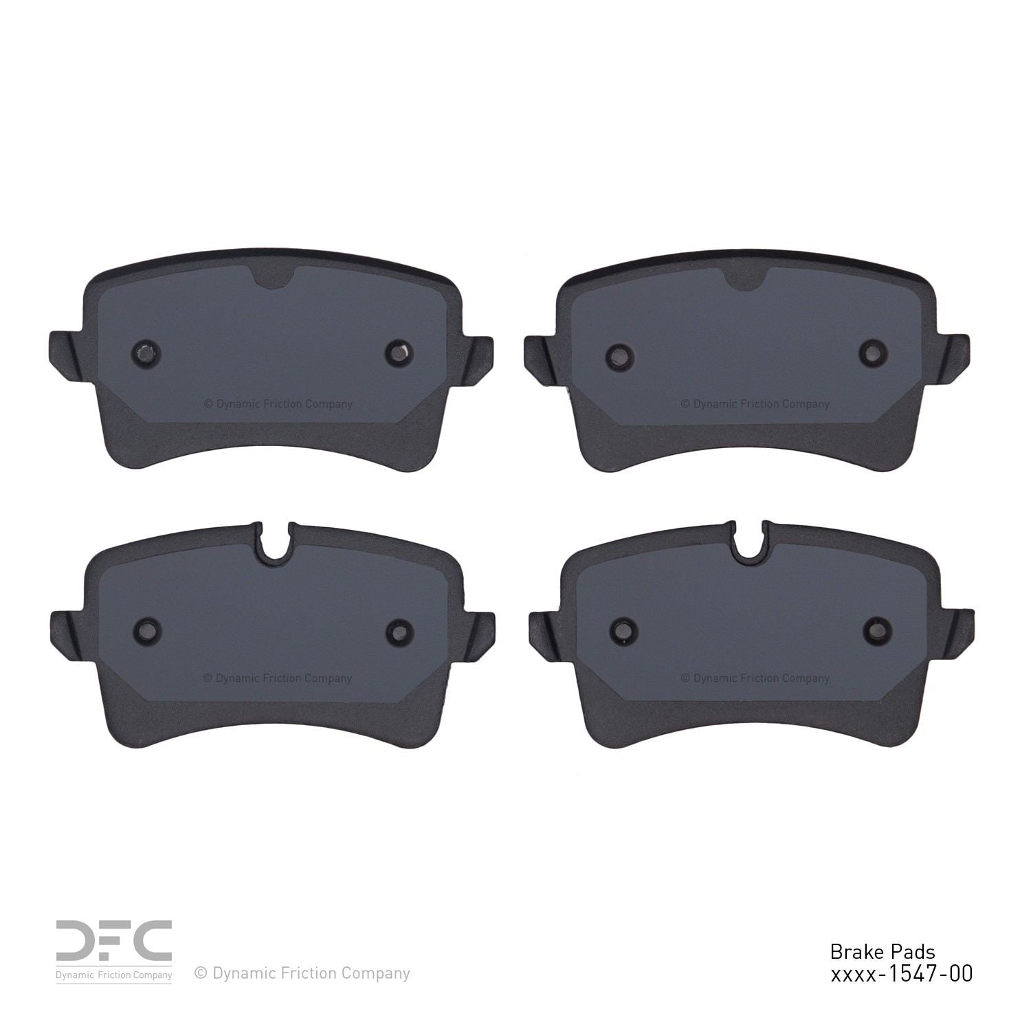 dynamic friction company disc brake pad set  frsport 1000-1547-00