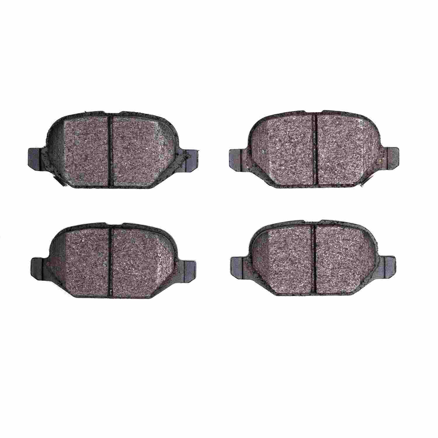 Dynamic Friction Company Disc Brake Pad Set  top view frsport 1000-1569-00