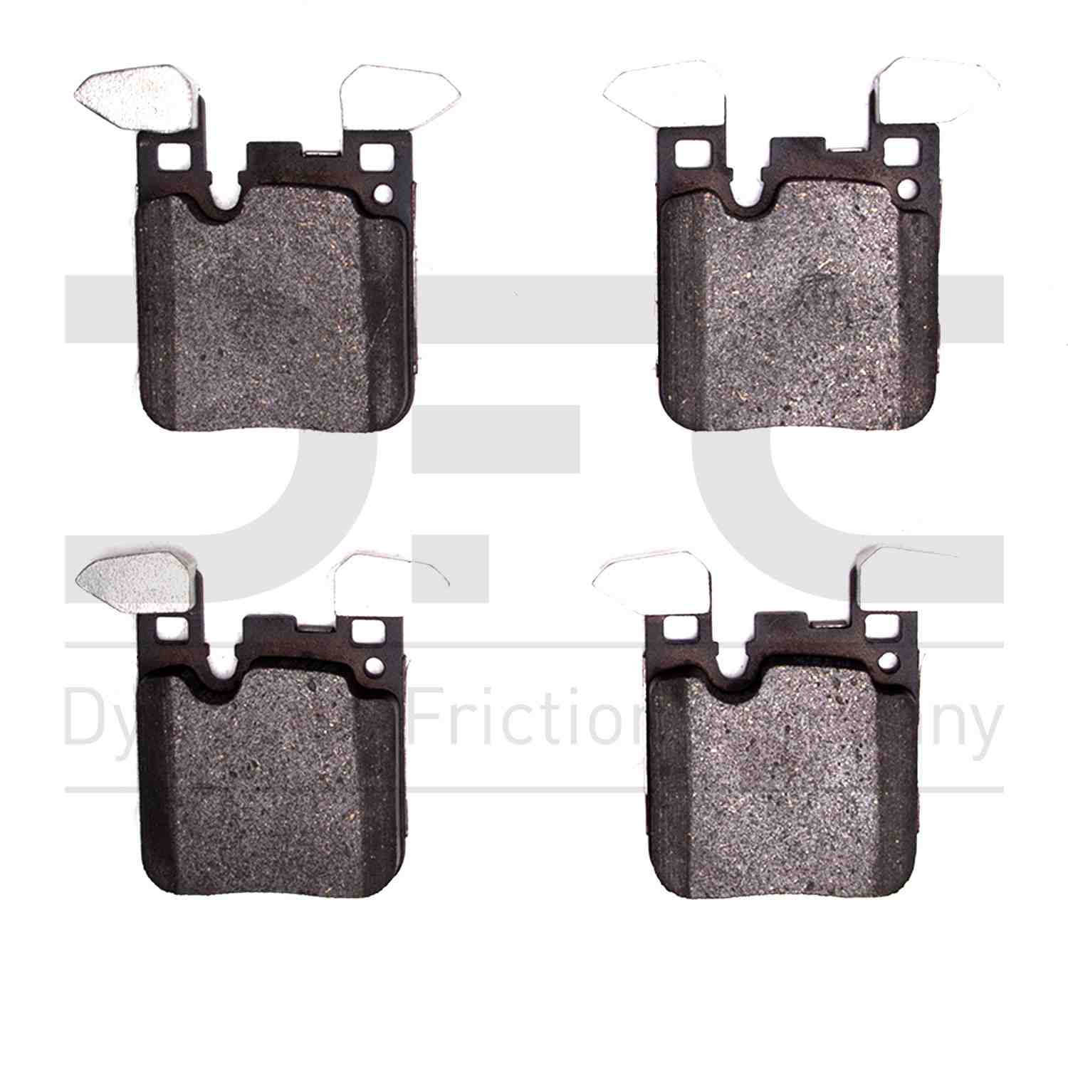 Dynamic Friction Company Disc Brake Pad Set  top view frsport 1000-1656-00