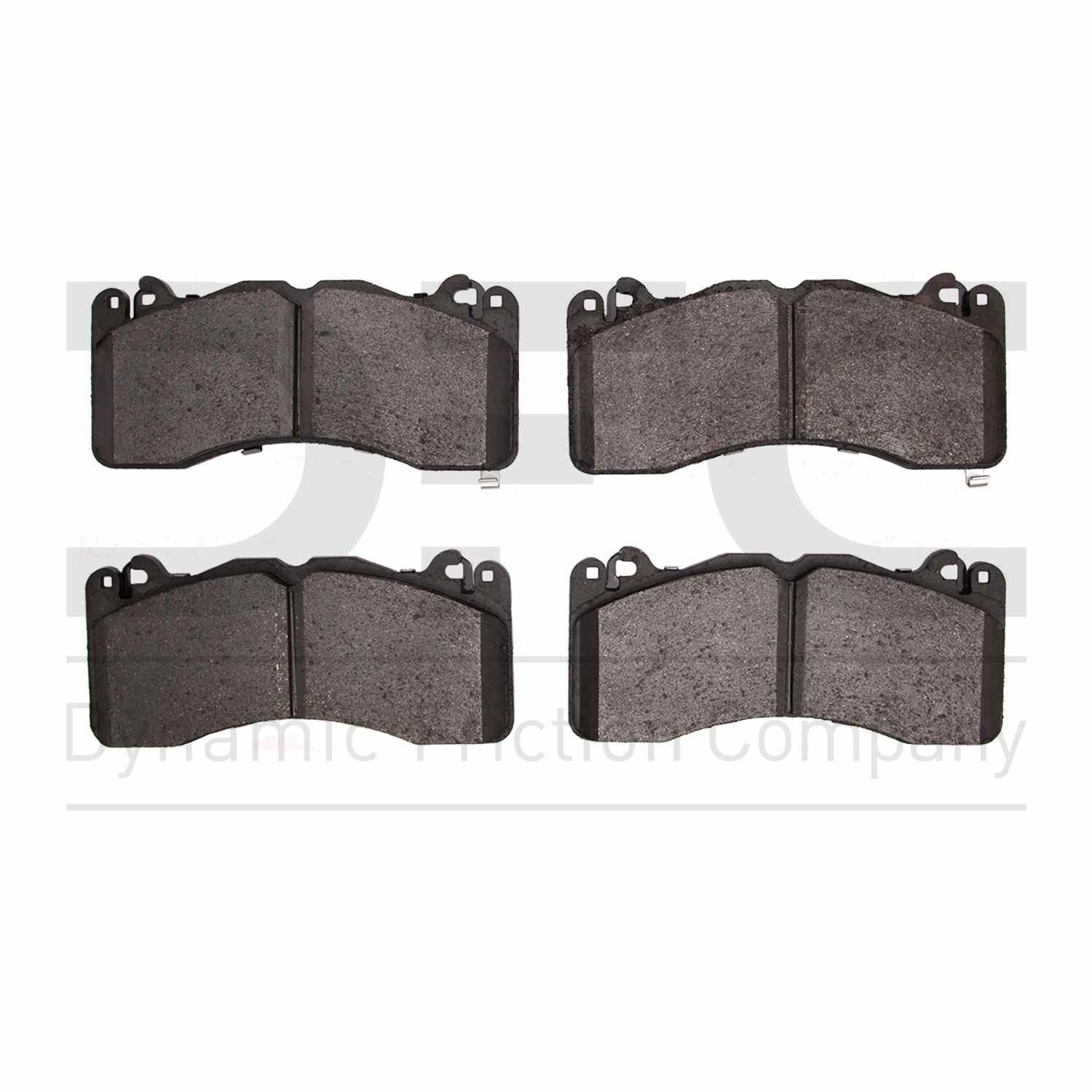 Dynamic Friction Company Disc Brake Pad Set  top view frsport 1000-1792-00