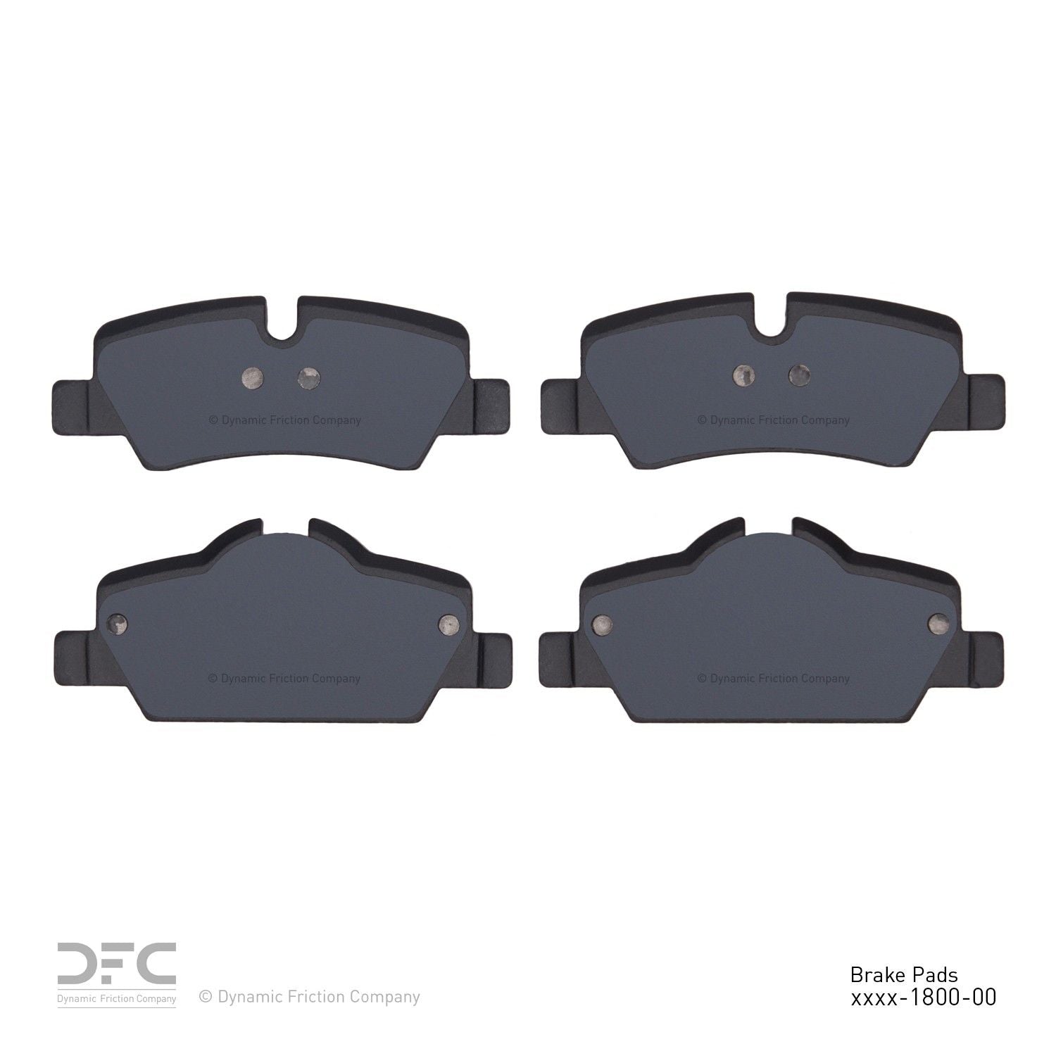 dynamic friction company disc brake pad set  frsport 1000-1800-00