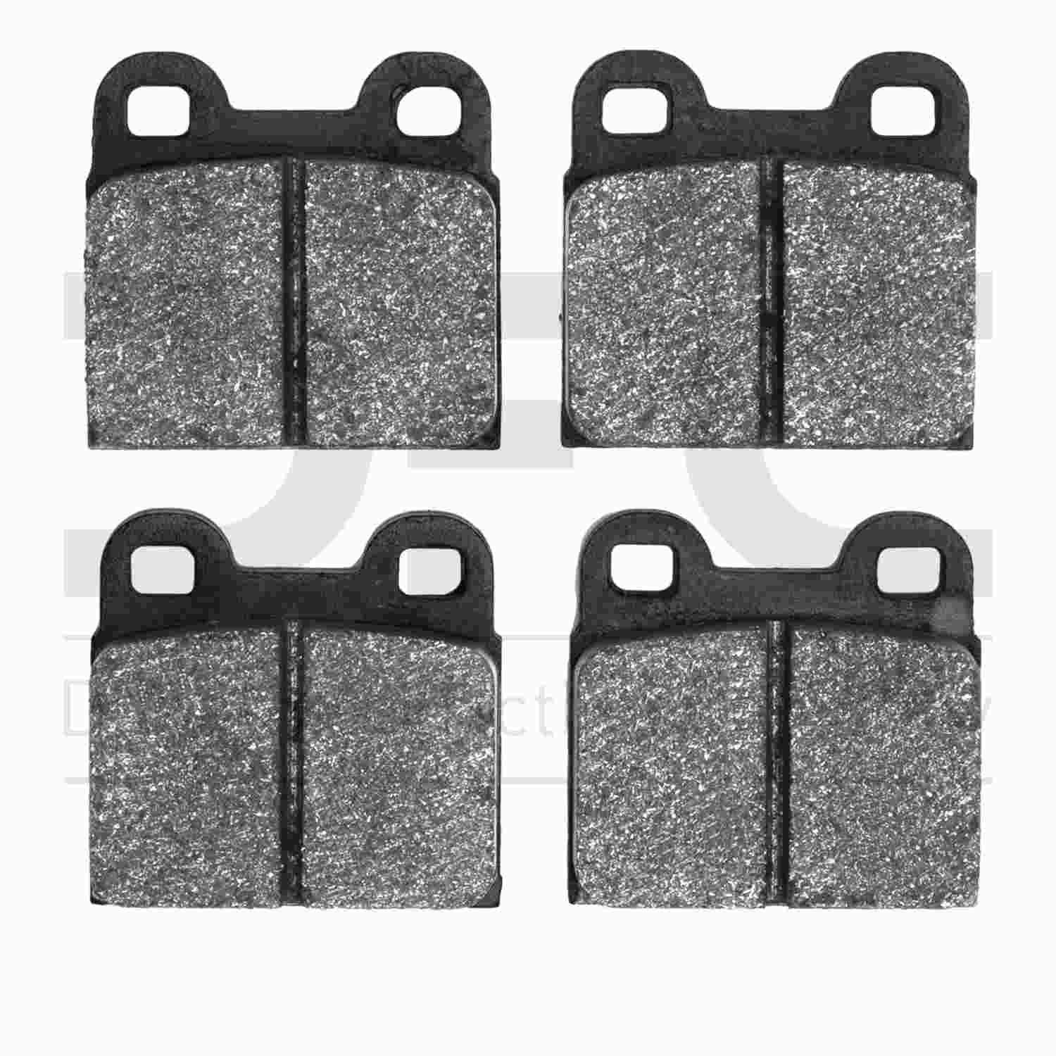 Dynamic Friction Company Disc Brake Pad Set  top view frsport 1115-0030-00