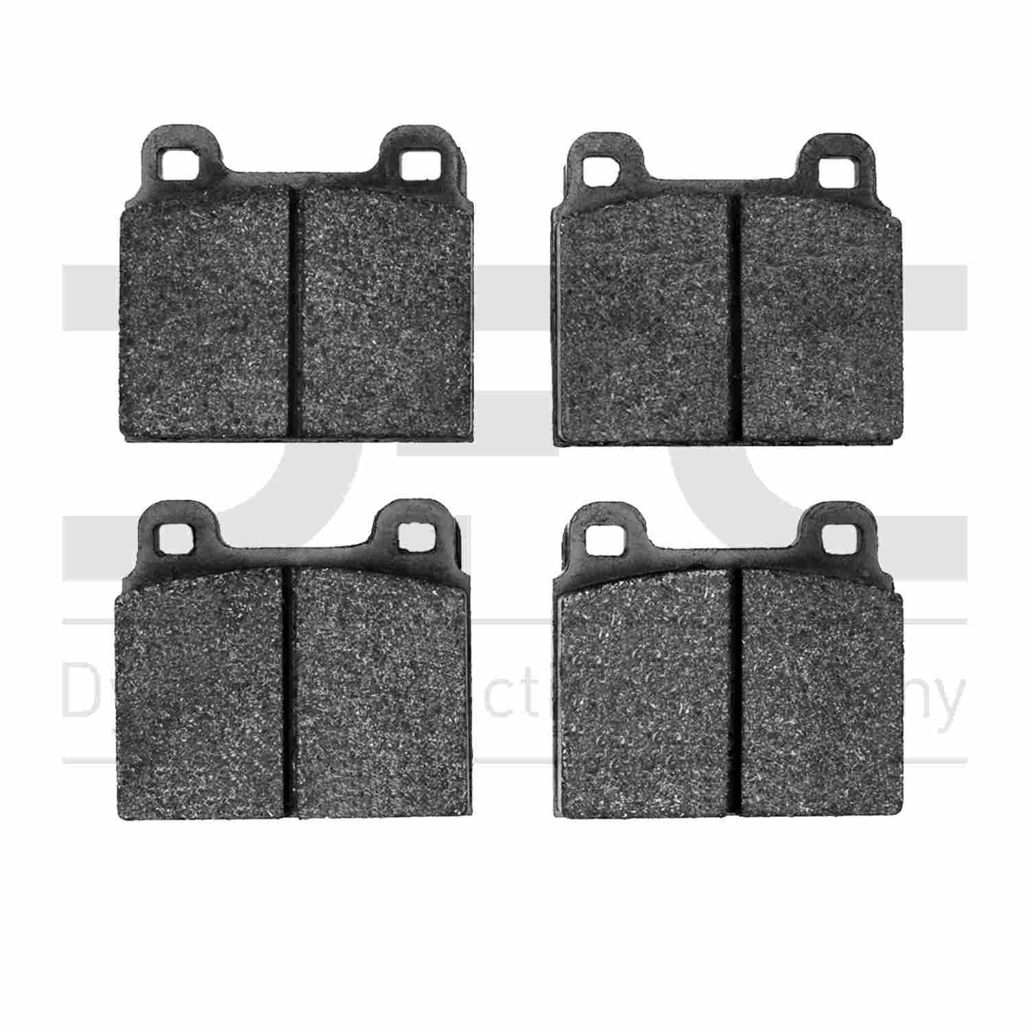 Dynamic Friction Company Disc Brake Pad Set  top view frsport 1115-0045-00